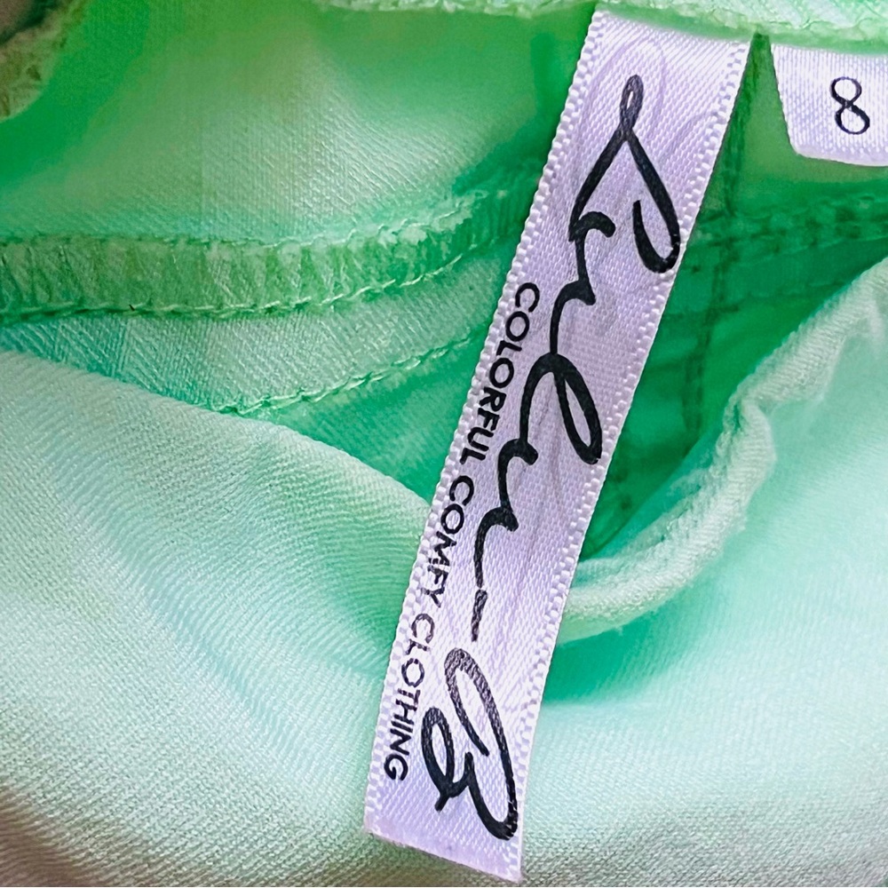 Lulu-B Ankle Pants Green Pull On Stretchy Sz 8 NWOT - Picture 10 of 11